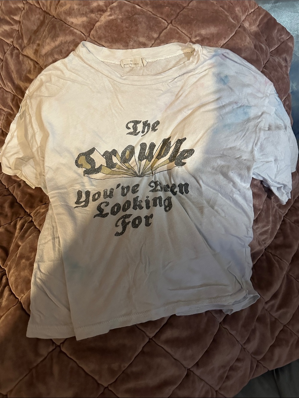 Michelle by Commune Short Sleeve Tee - The Trouble You’ve Been Looking For